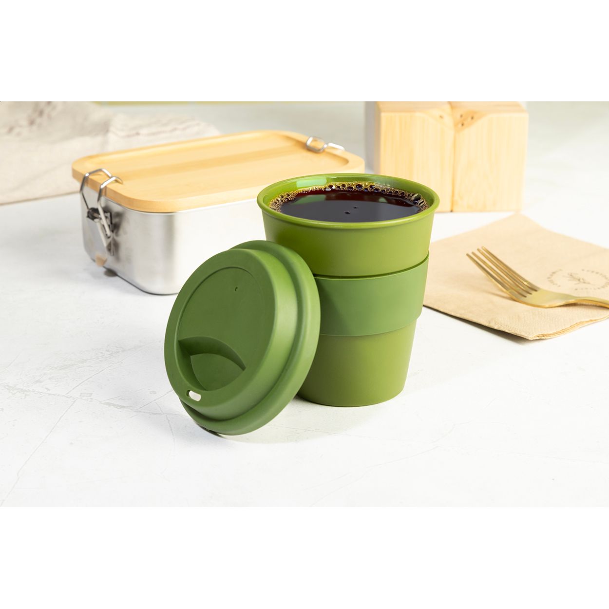 Grappulu Reisebecher, 350 ml - grün-961