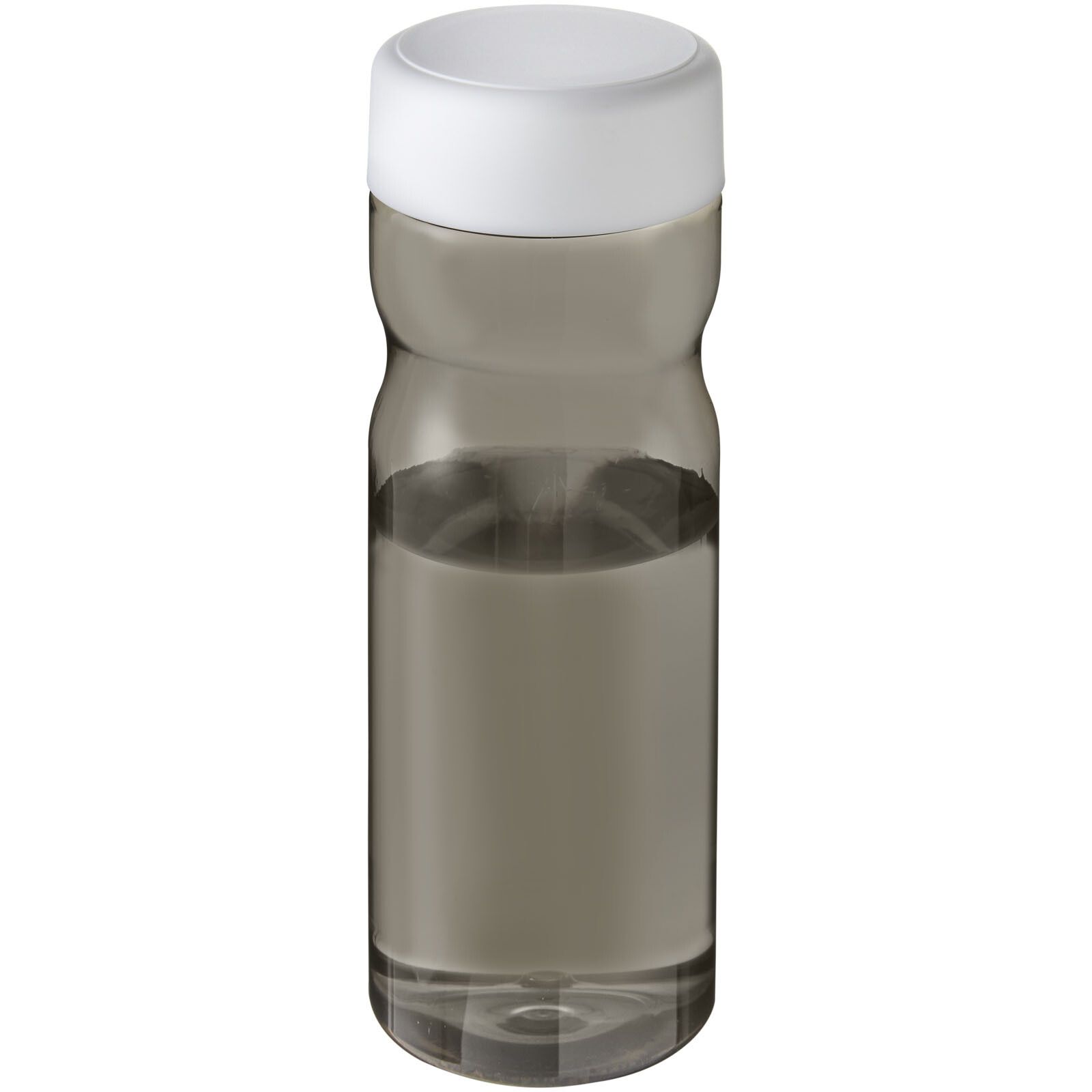H2O Active Eco Base 650 ml Sportflasche mit Drehdeckel - kohle -  weiss-172