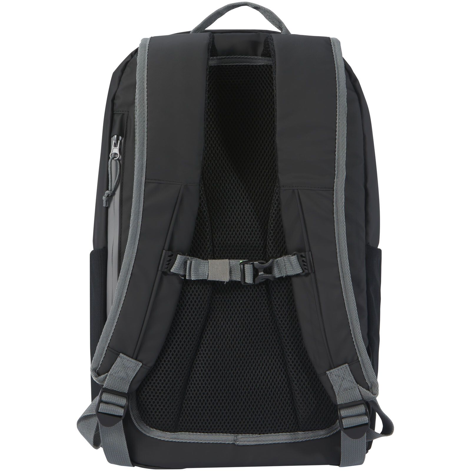 Aqua wasserabweisender 15" Laptop-Rucksack aus GRS Recyclingmaterial 21 L - schwarz-539