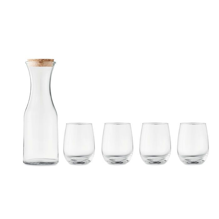 Set aus recyceltem Glas PICCADILLY - transparent-311