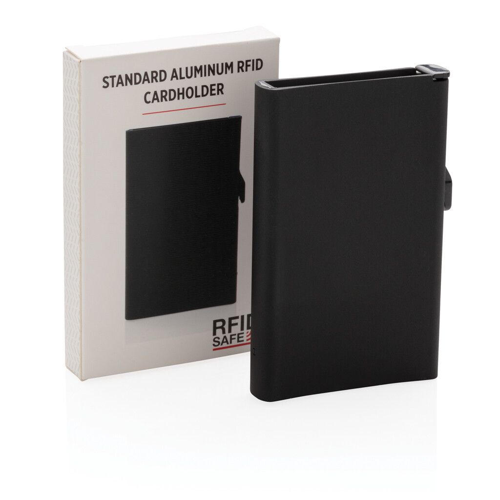 Aluminium RFID Kartenhalter - schwarz-189