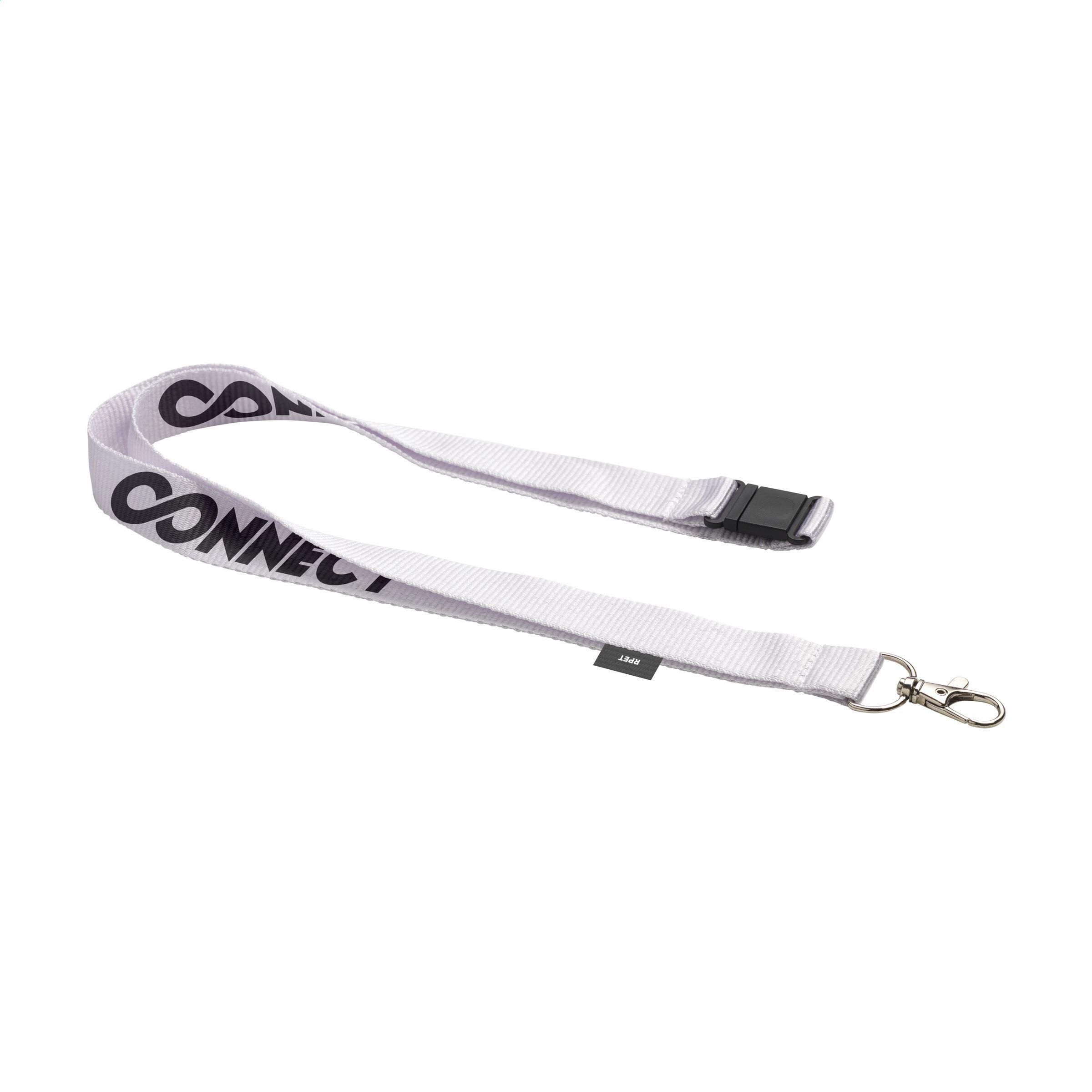 Lanyard Safety GRS RPET 2 cm Schlüsselband - weiß-420