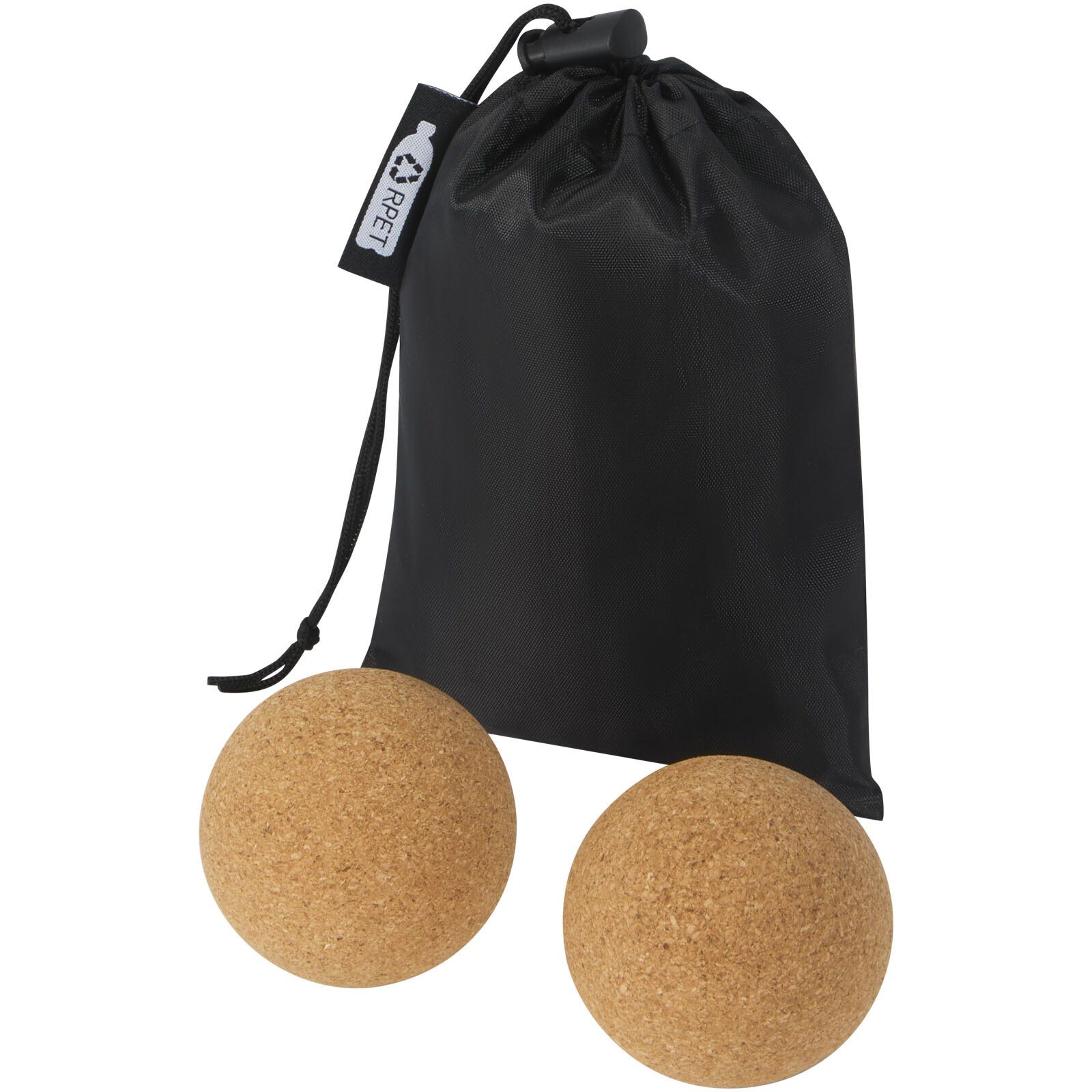 Trikona Kork Yoga Ball 2er Set - natural-511