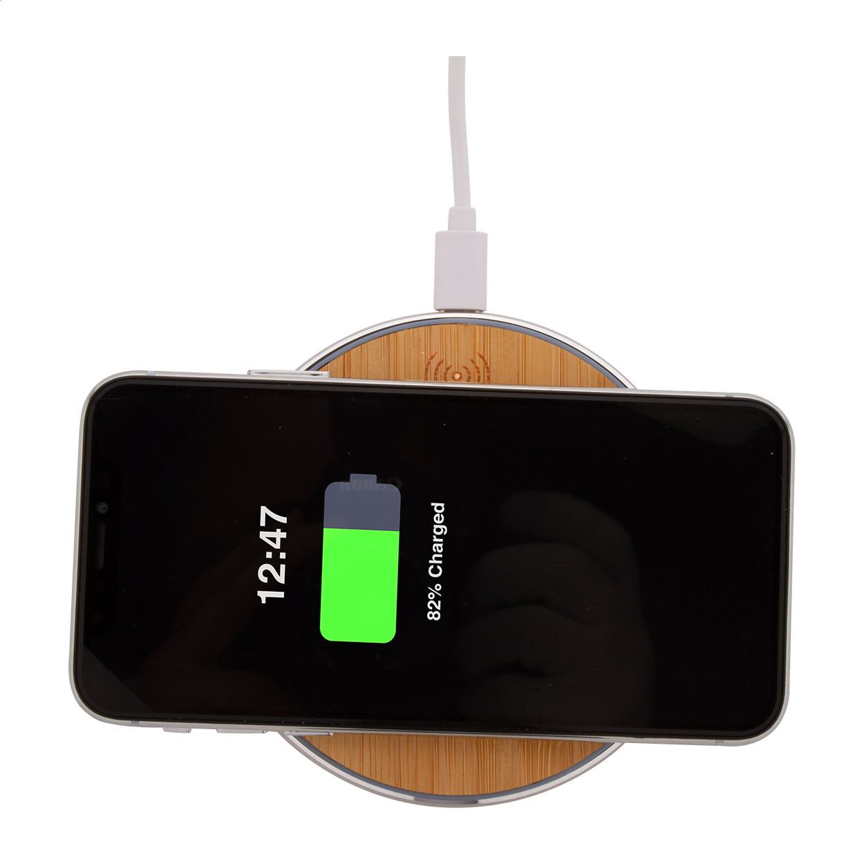 RalooCharge Wireless-Charger - natur - silber-15