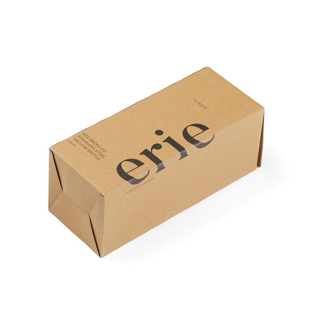 VINGA Erie 450ml Vakuumflasche aus RCS recyceltem Stahl - schwarz-88