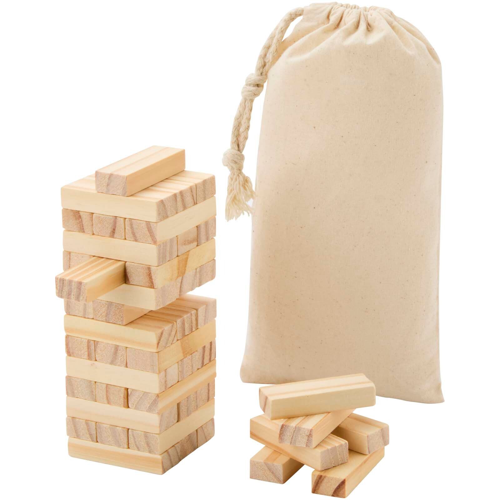 Jumble Wackelturm aus Holz - natur-658