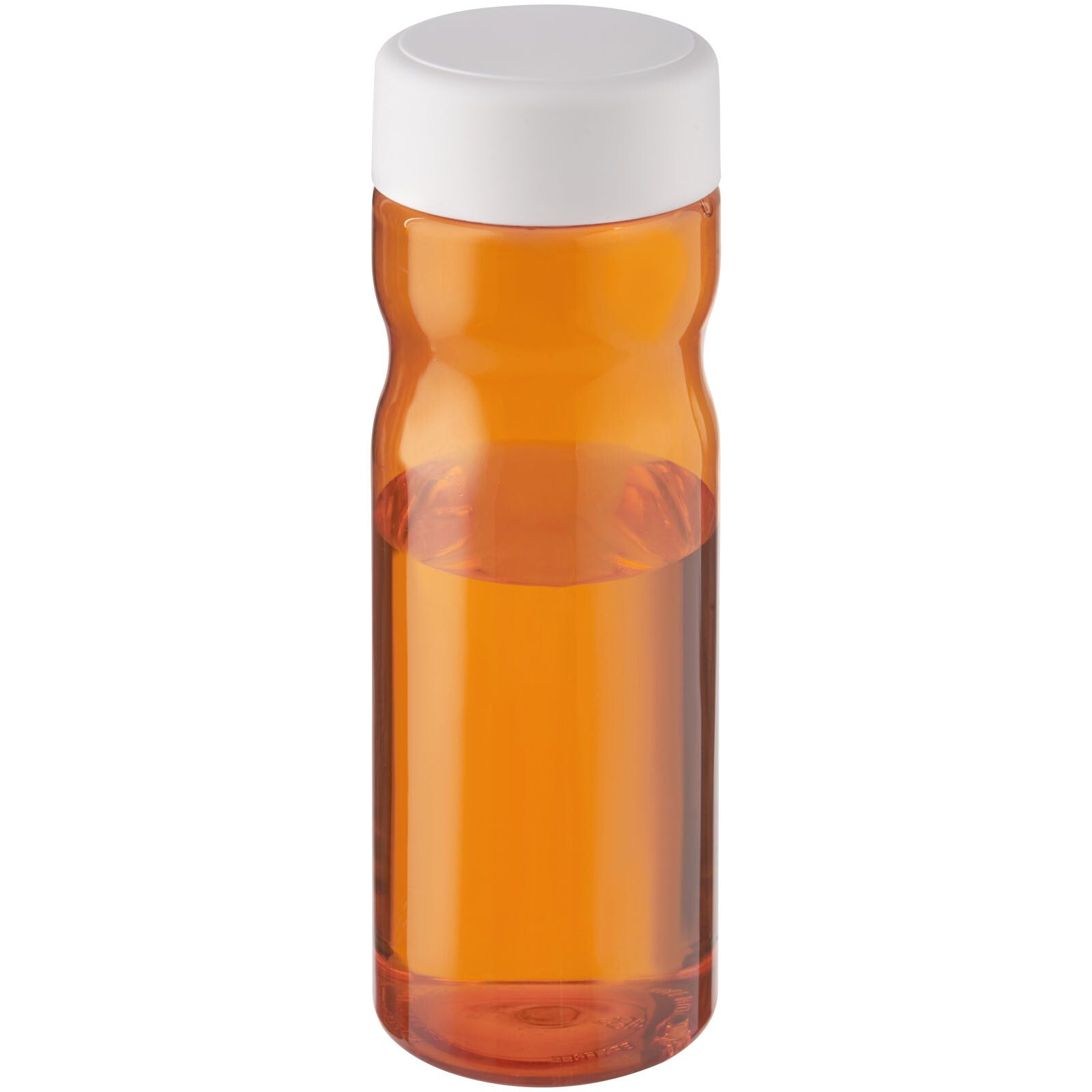 H2O Active Eco Base 650 ml Sportflasche mit Drehdeckel - orange -  weiss-765