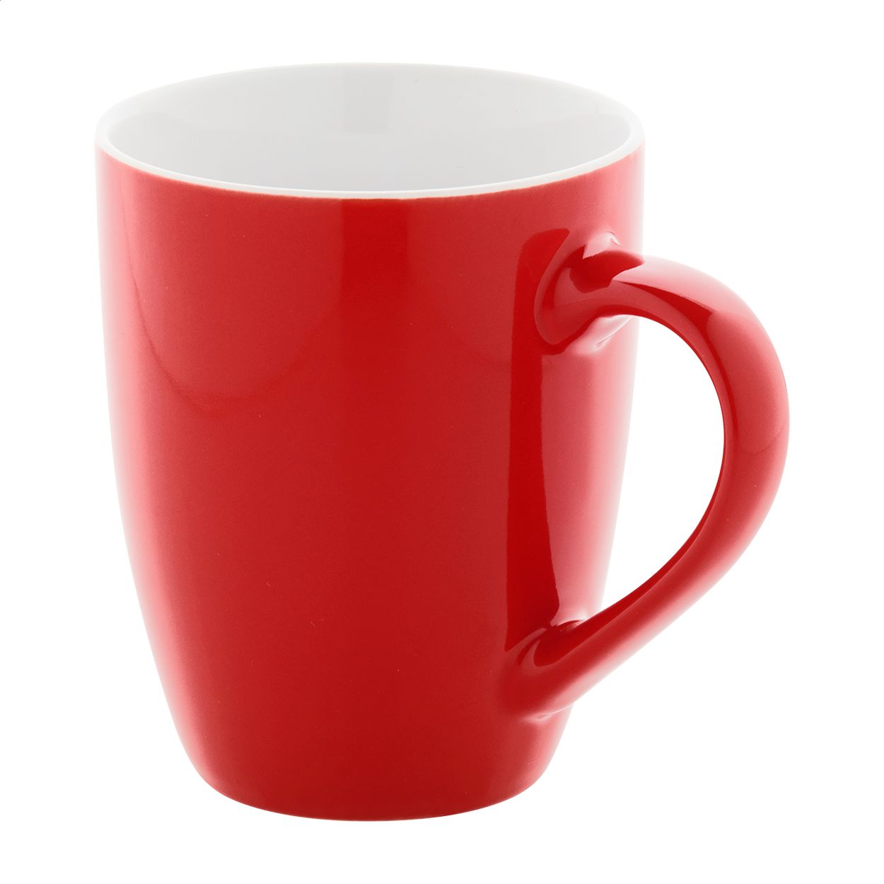 Gaia Becher, 340 ml - rot - weiß-125