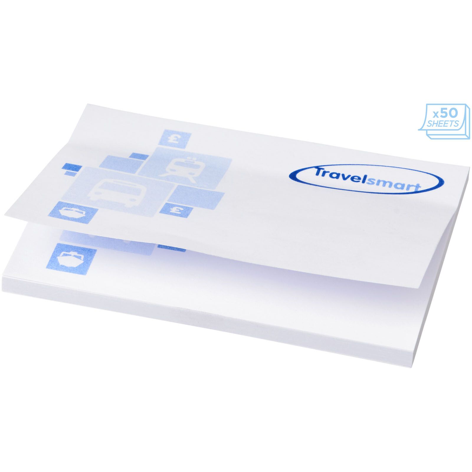 Sticky-Mate Haftnotizen 100 x 75 mm - weiss-146