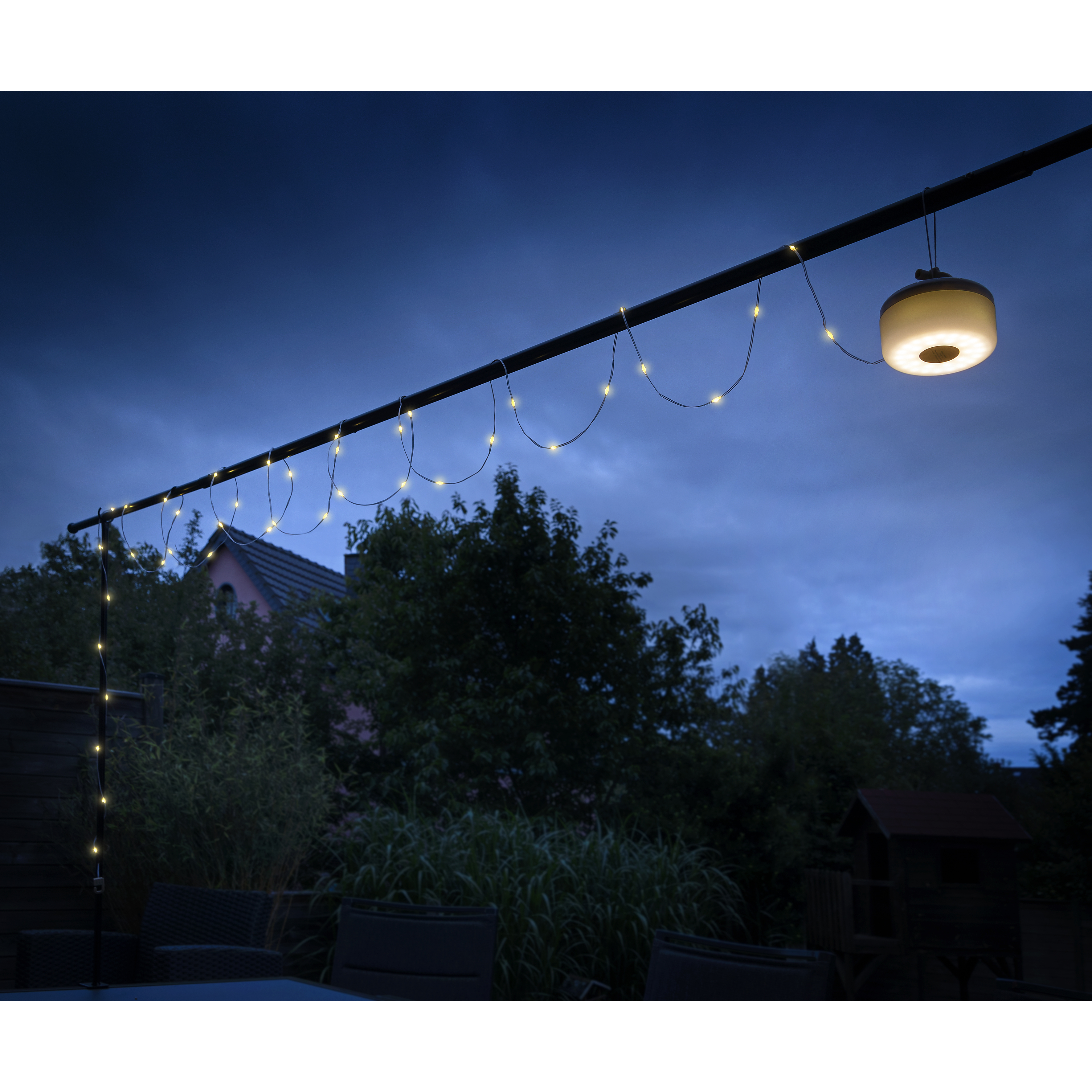 Metmaxx® Outdoorlampe "LuminaFlex" - weiß-388
