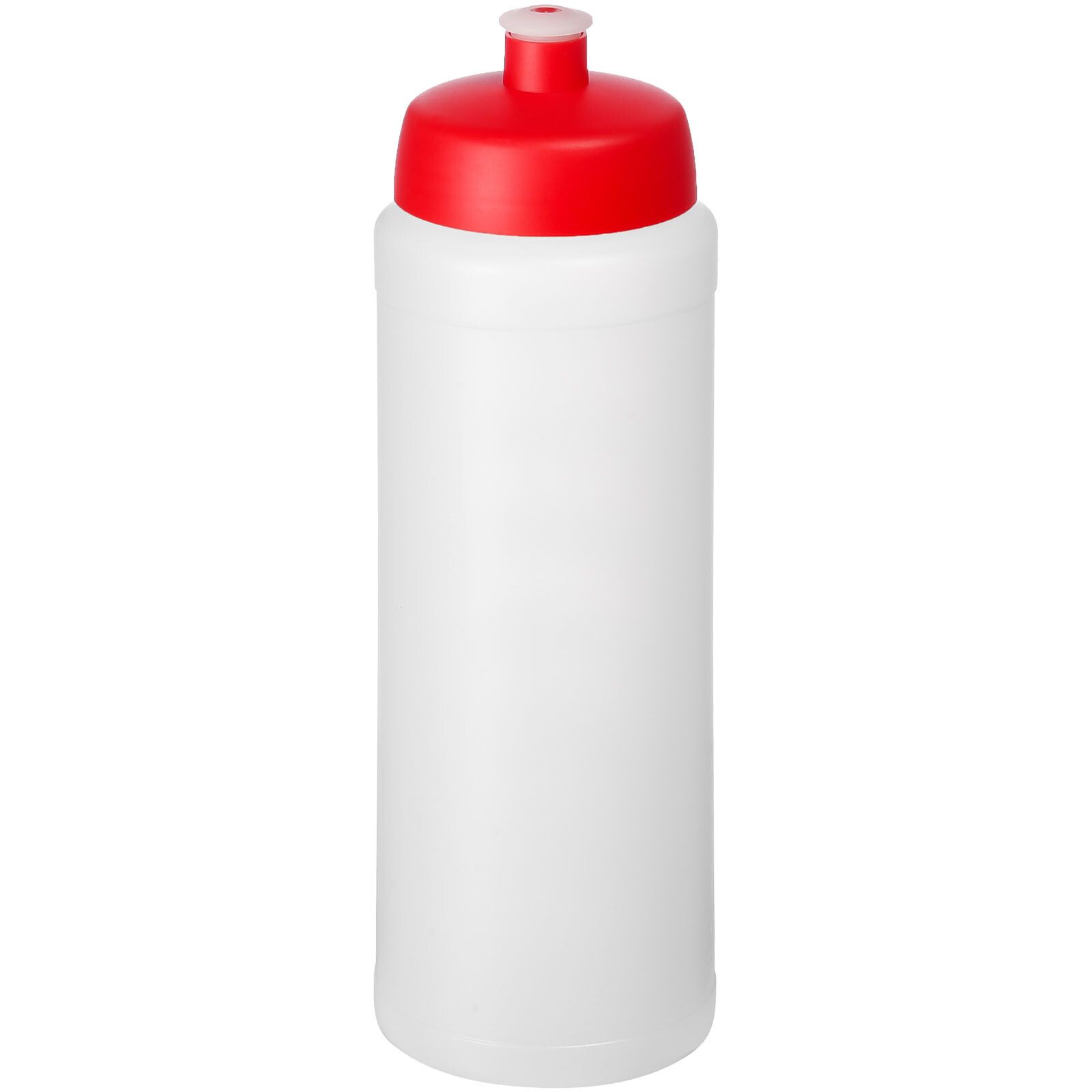 Baseline Plus grip 750 ml Sportflasche mit Sportdeckel - transparent -  rot-712