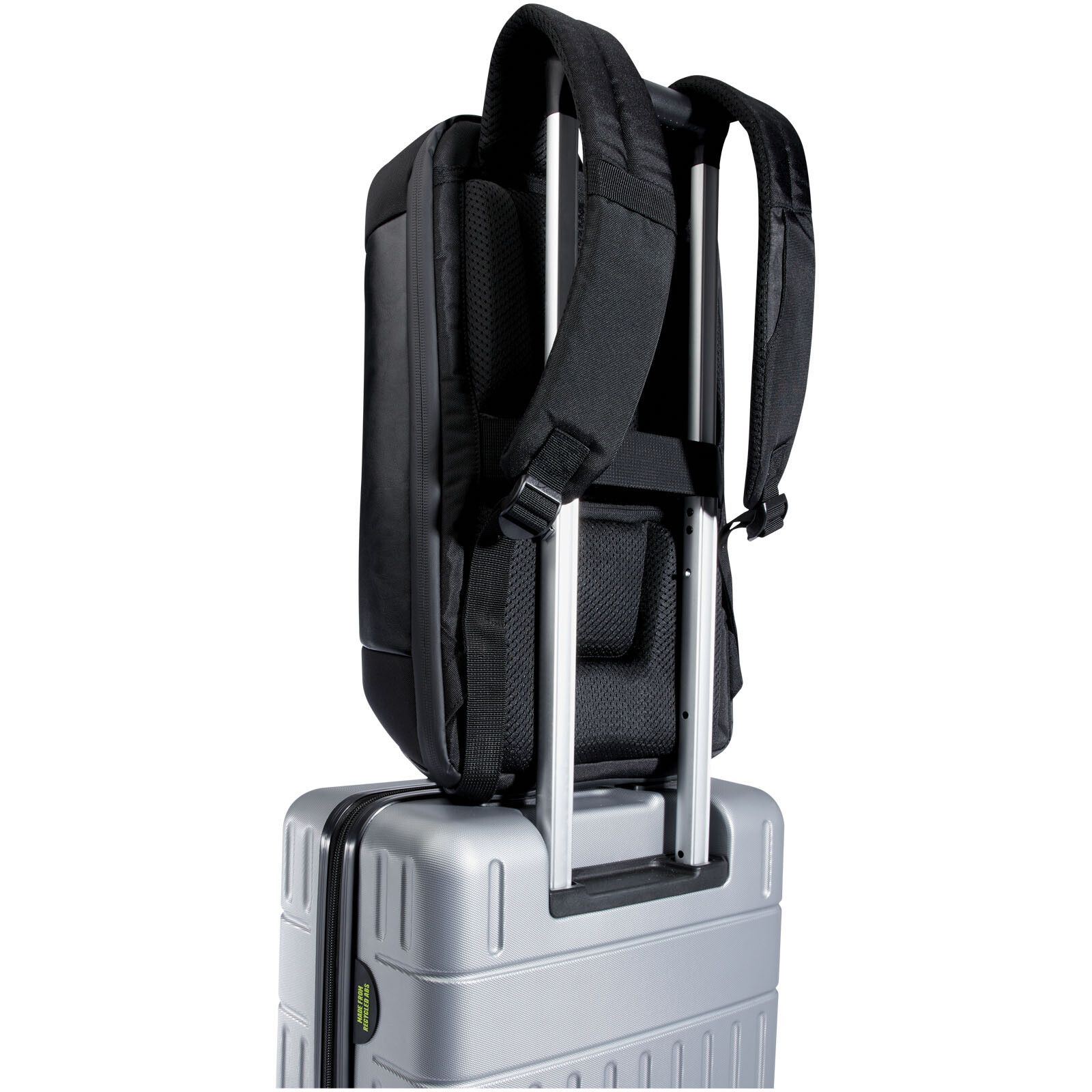 Expedition Pro 15,6" kompakter Laptop-Rucksack GRS Recyclingmaterial 12 L - schwarz-257