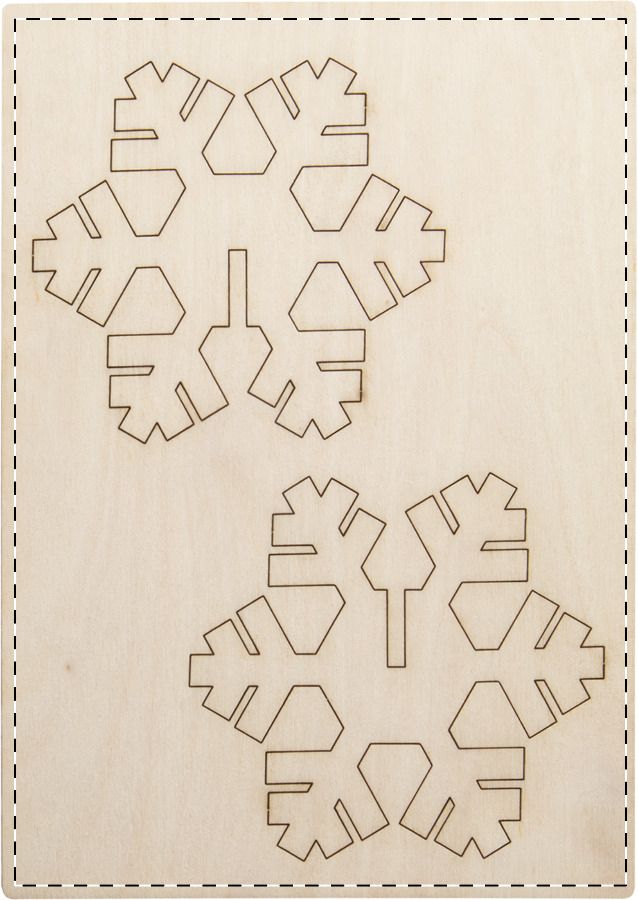 Veredelungsposition Holzteil - vorne