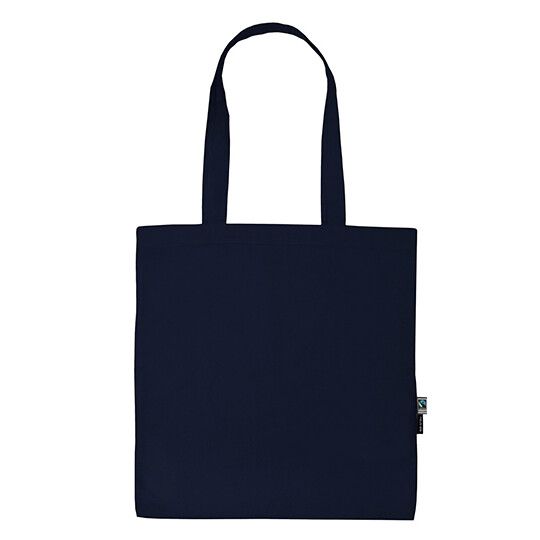 Shopping Bag With Long Handles - navy-558