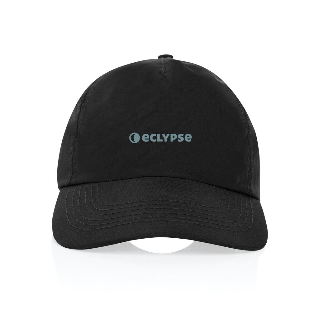 KENTO URBAN RCS 5-Panel-Cap aus RCS recyceltem Nylon - schwarz-197