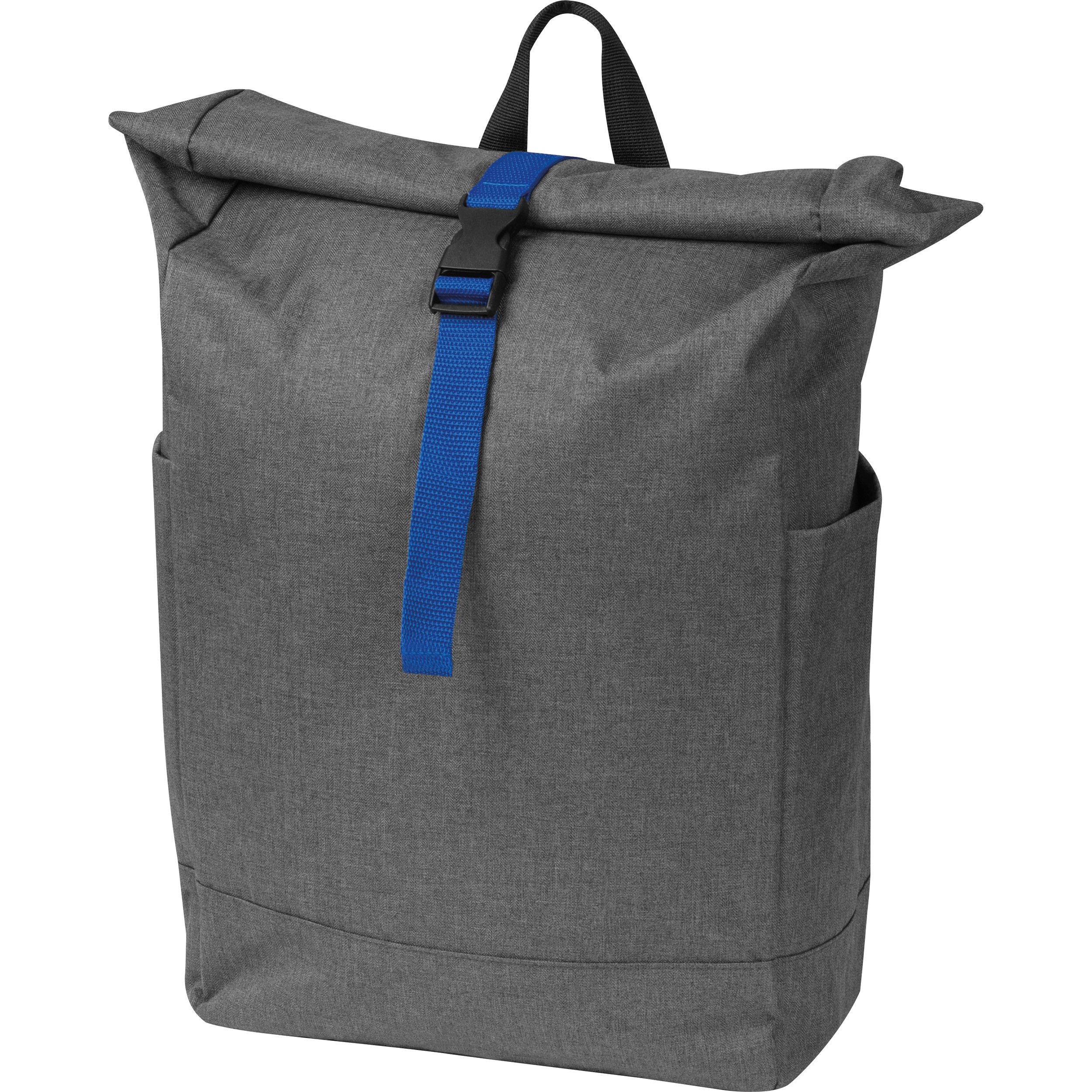Rucksack mit farbigen Applikationen - blau-377