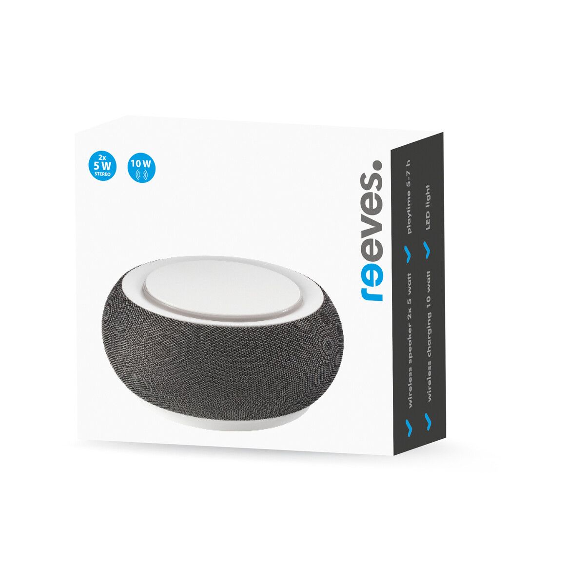 Wireless Lautsprecher inkl 10 Watt Wireless Charger DOTHAN - weiß-528