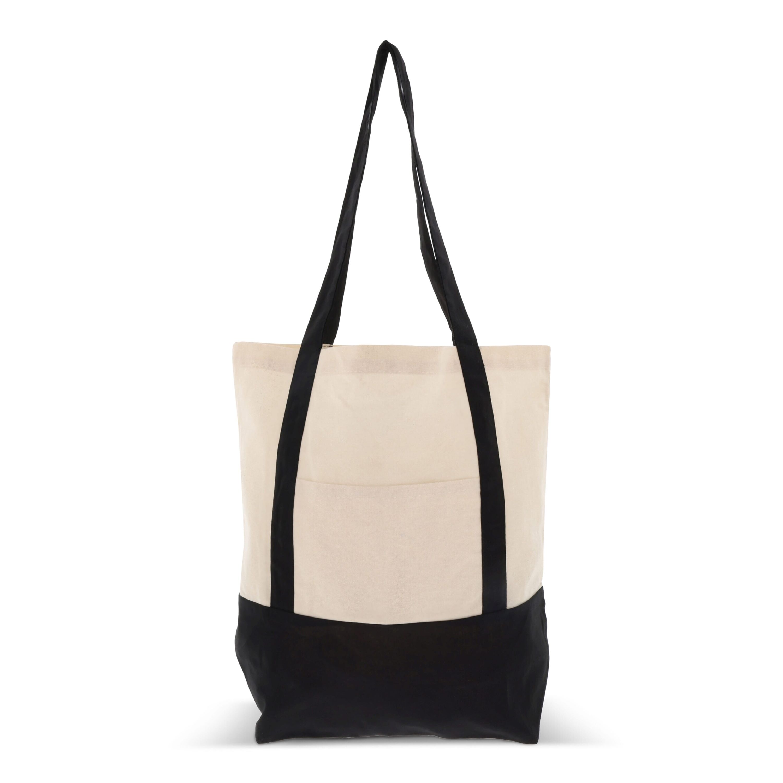Einkaufstasche aus Baumwolle OEKO-TEX® 140g/m² 40x10x35cm - schwarz-978