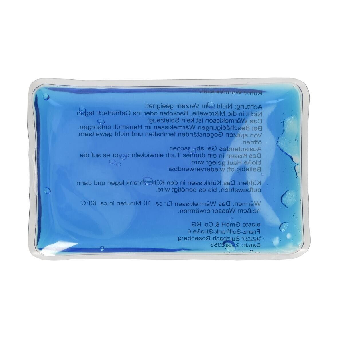 Kühl-/Wärmekissen Fresh, klein - transluzent-blau-853