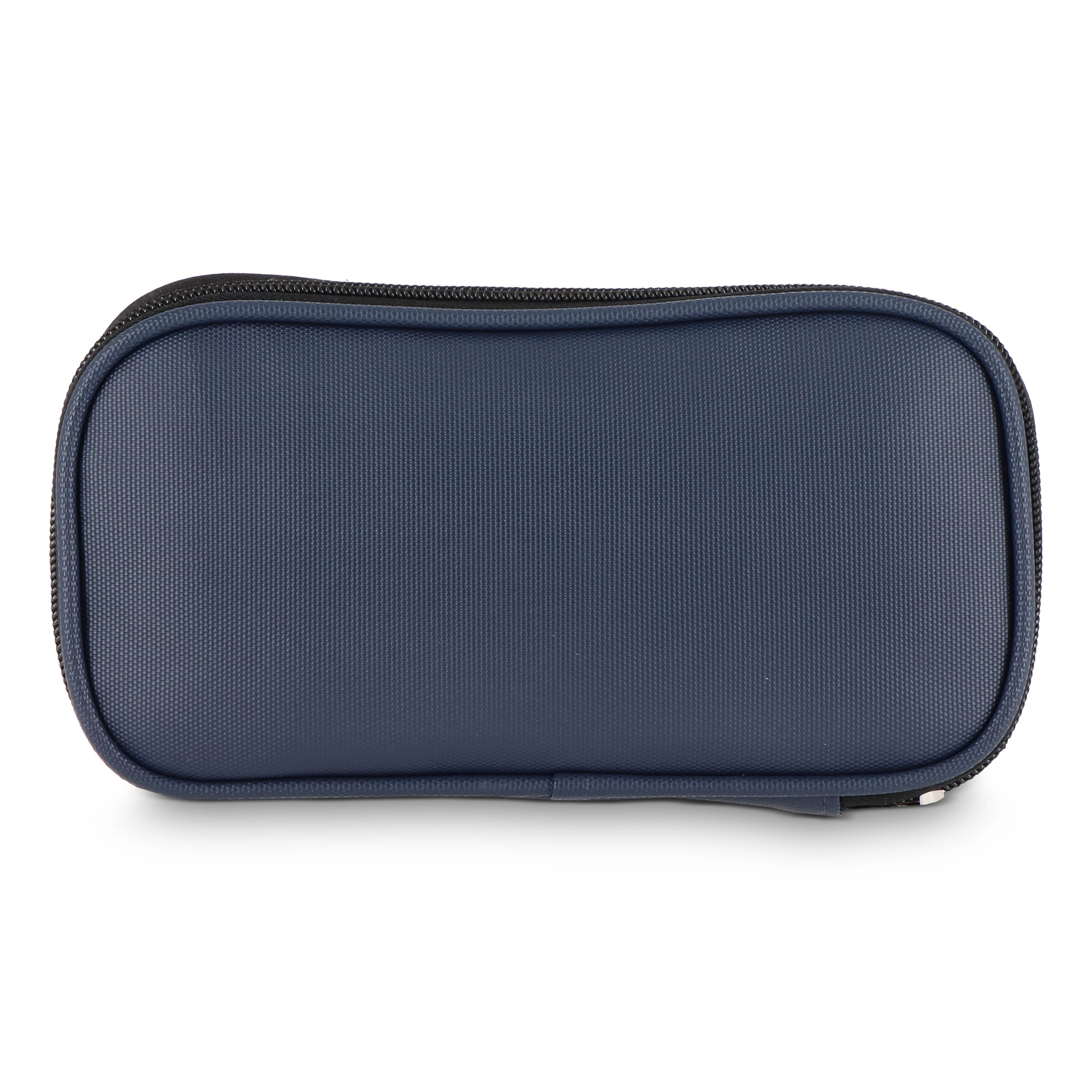 rPET PU-beschichtete 210D Kyra-Organizer-Etui 20 x 11,5 x 2 cm - dunkelblau-103
