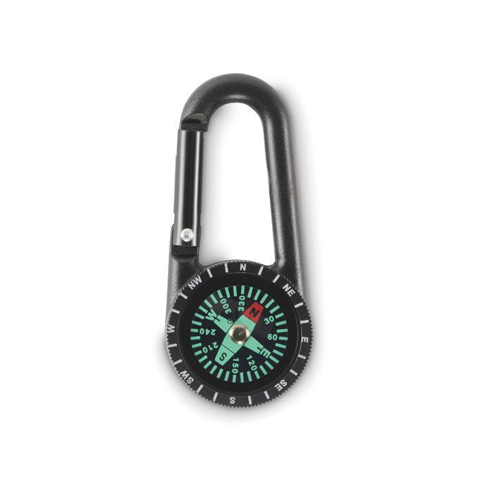 Outdoor-Kompass mit Karabiner CHACO - schwarz-917