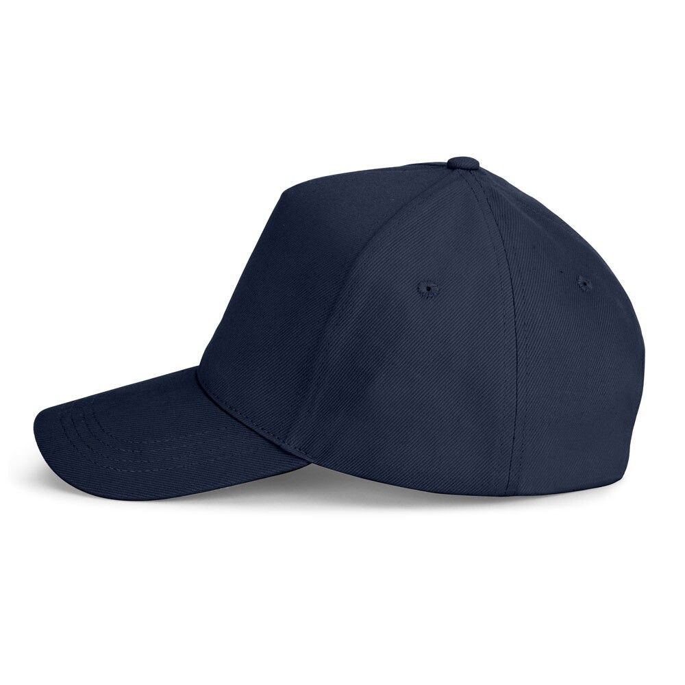 ASHTON Kappe aus 100% Baumwolle (260gsm) mit 5 Segmenten - dunkelblau-607