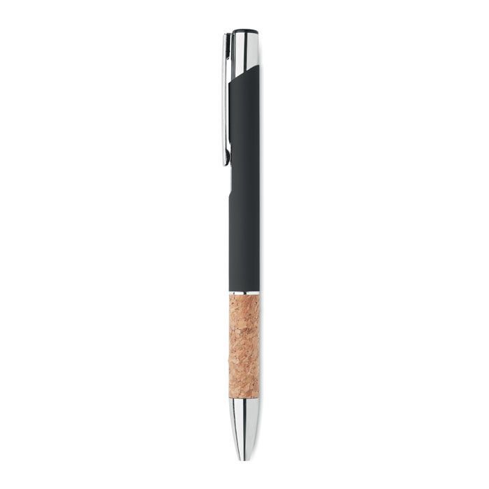 Druckkugelschreiber Aluminium VERIA - schwarz-451