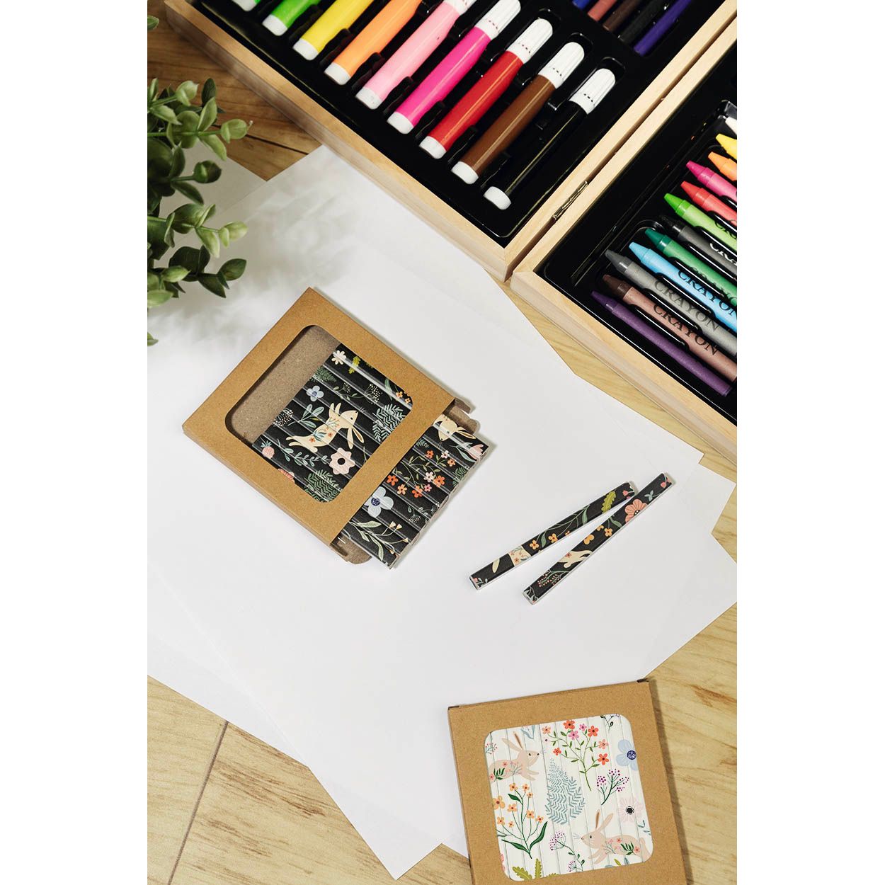 Printcil 12-teiliges Bleistiftset - weiß-151