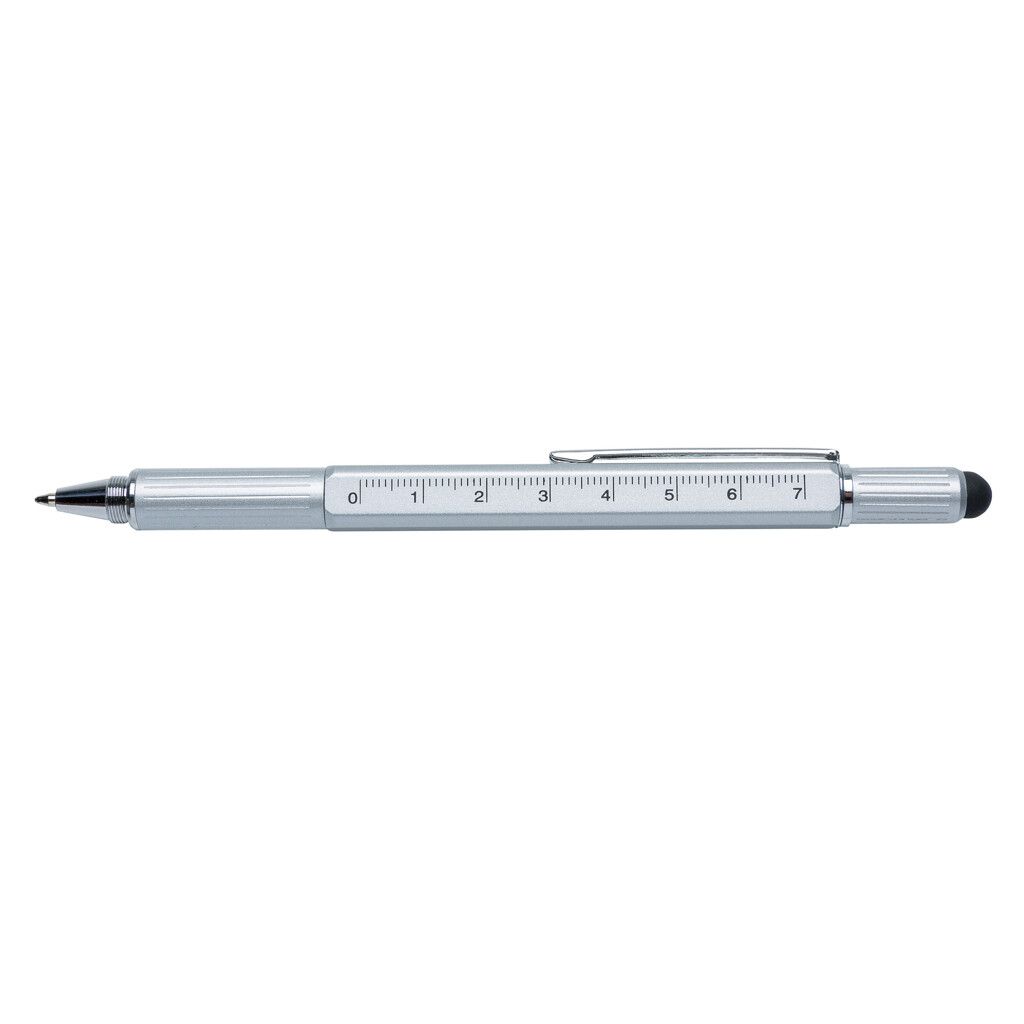 5-in-1 Aluminium Tool-Stift - grau-732
