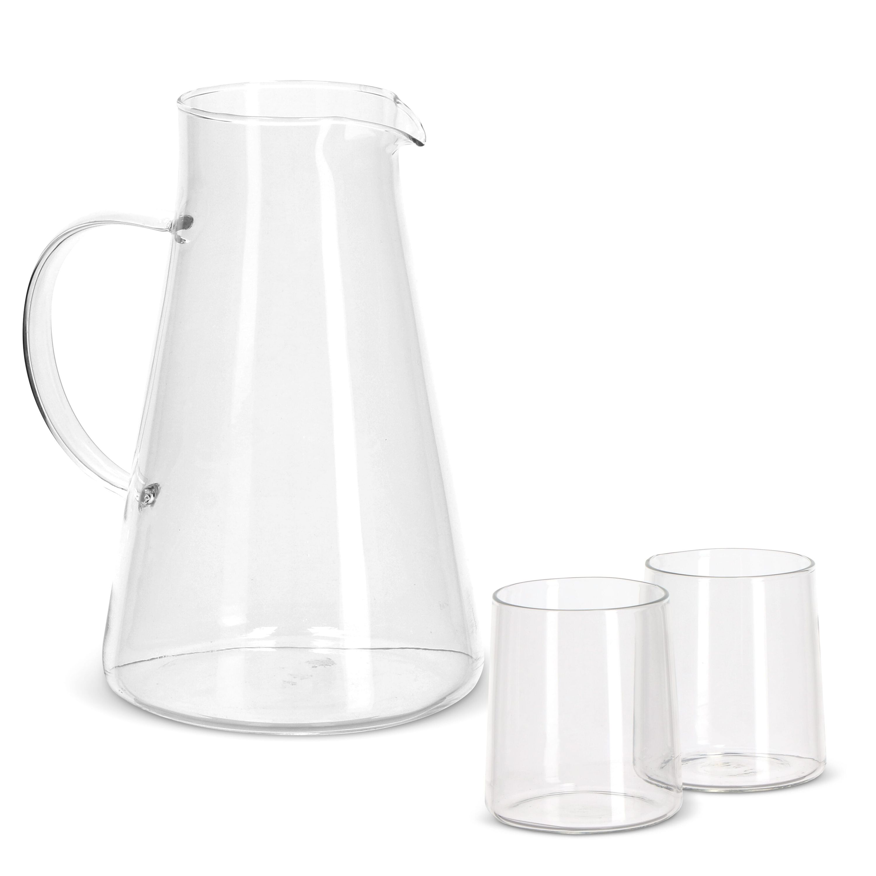 InSideOut Karaffe Elin mit 2 Gläsern  - transparent-188