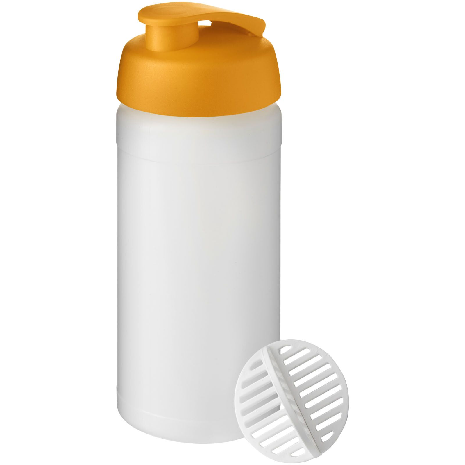 Baseline Plus 500 ml Shakerflasche - orange -  klar mattiert-543