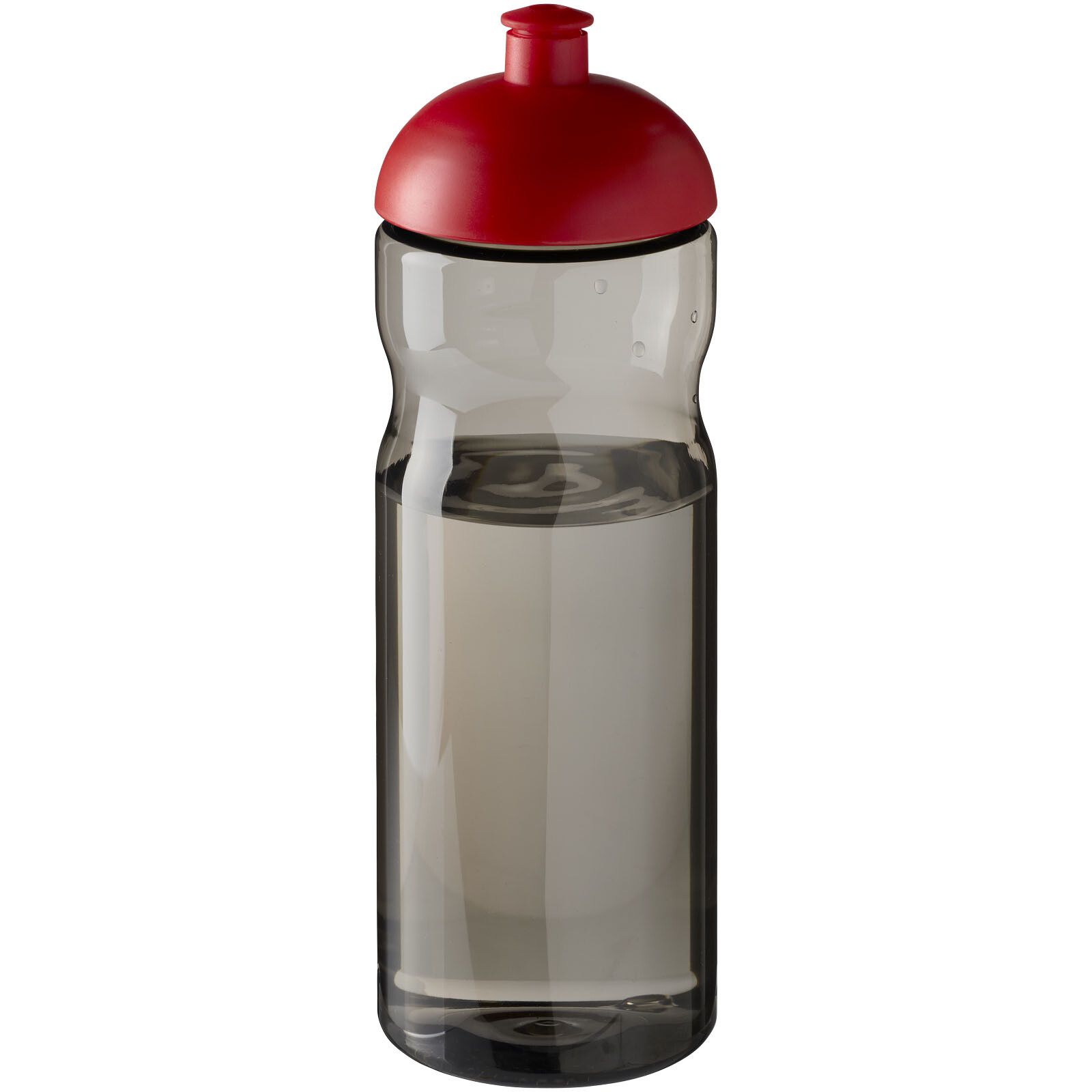 H2O Active Eco Base 650 ml Sportflasche mit Stülpdeckel - kohle -  rot-677