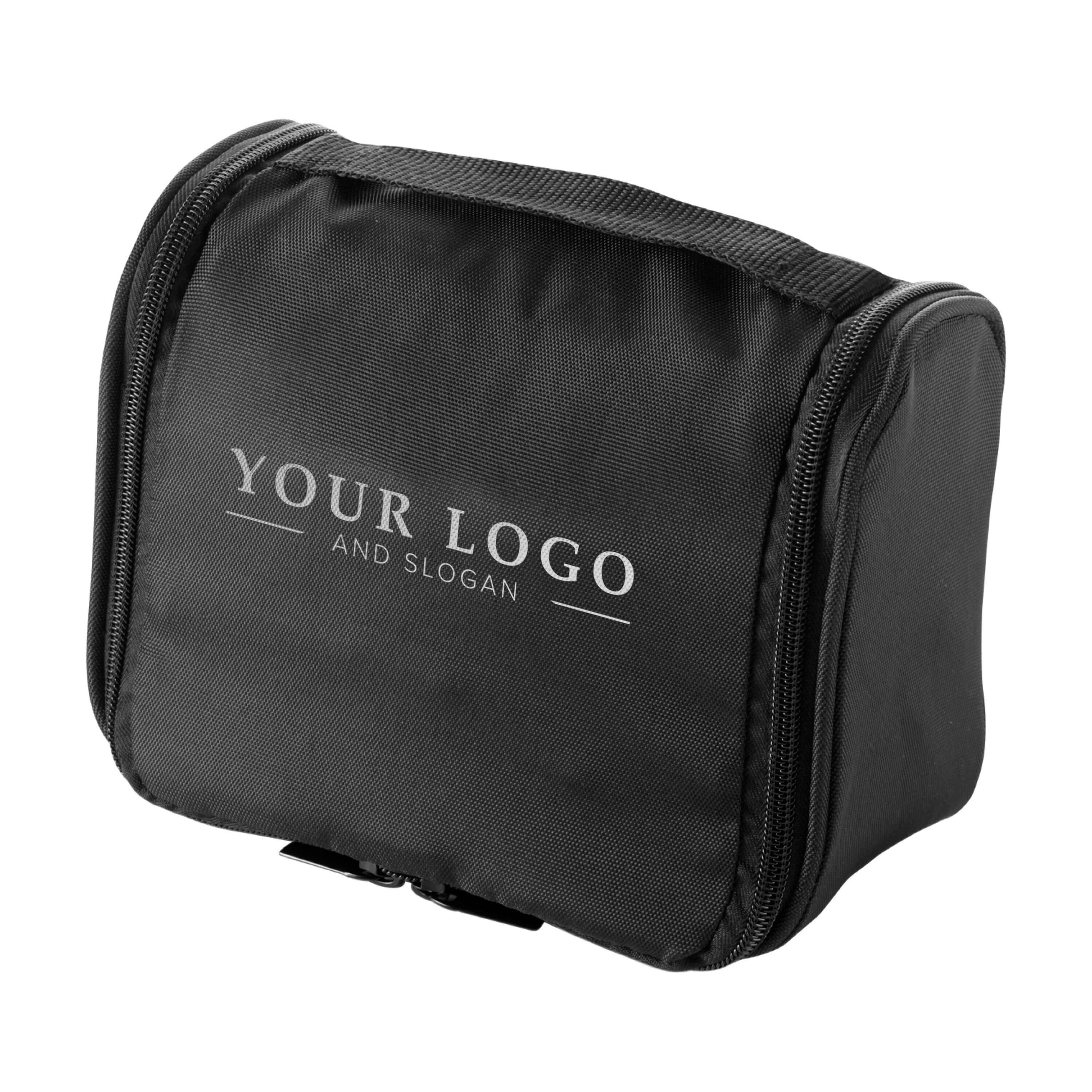 Kulturtasche aus Polyester Noëlle - schwarz-746