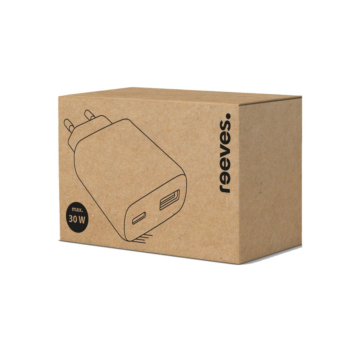 USB Ladegerät GaN 2-Port TOMARES - schwarz-120