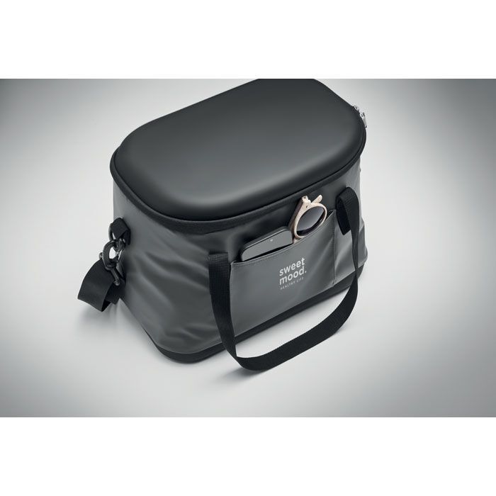 Kühltasche aus 50C-Plane 16L COOLIN - steingrau-115