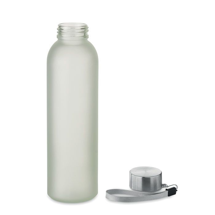 Glasflasche 500ml OLMA - transparent weiß-60