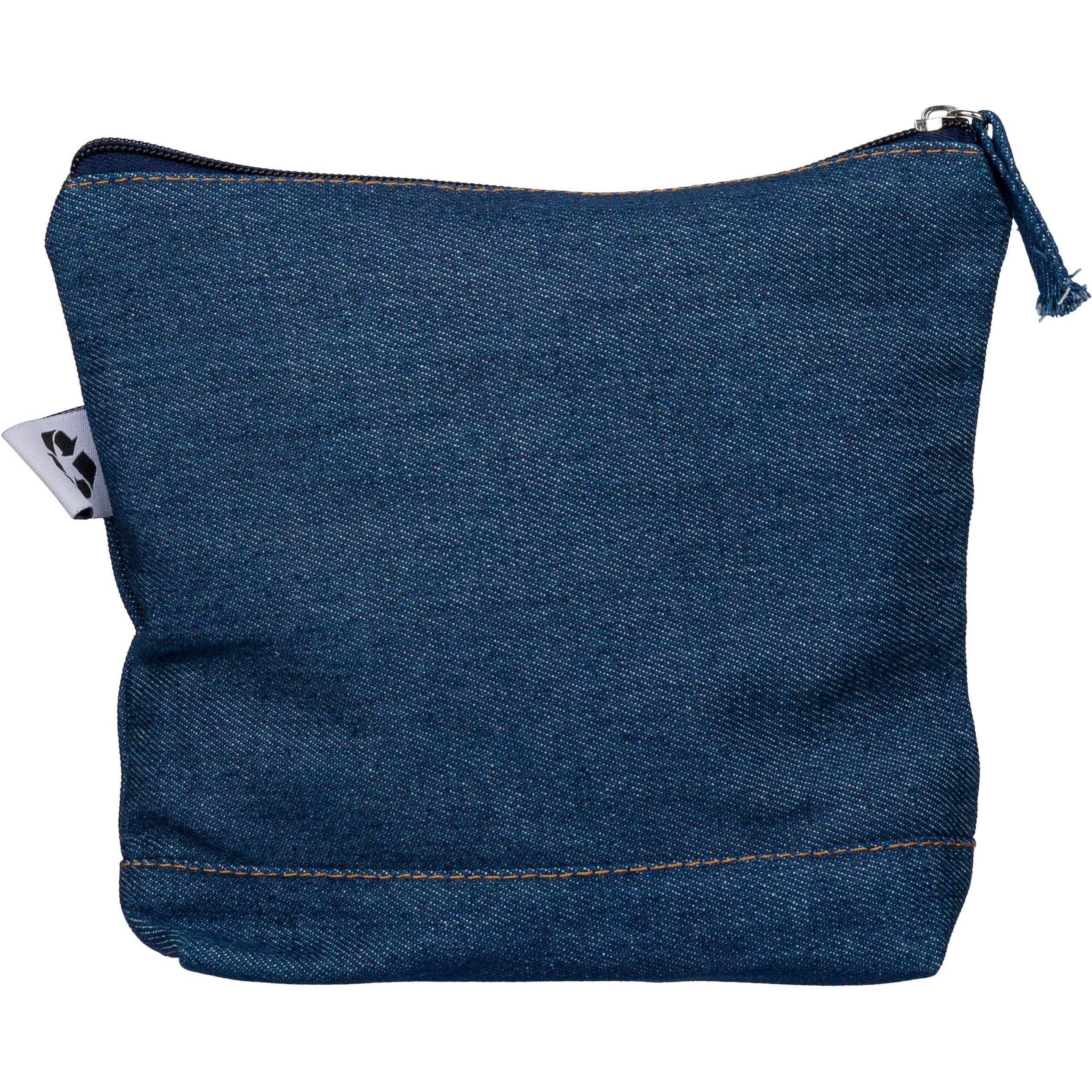 Kosmetiktasche aus recyceltem Denim Orin - blau-627