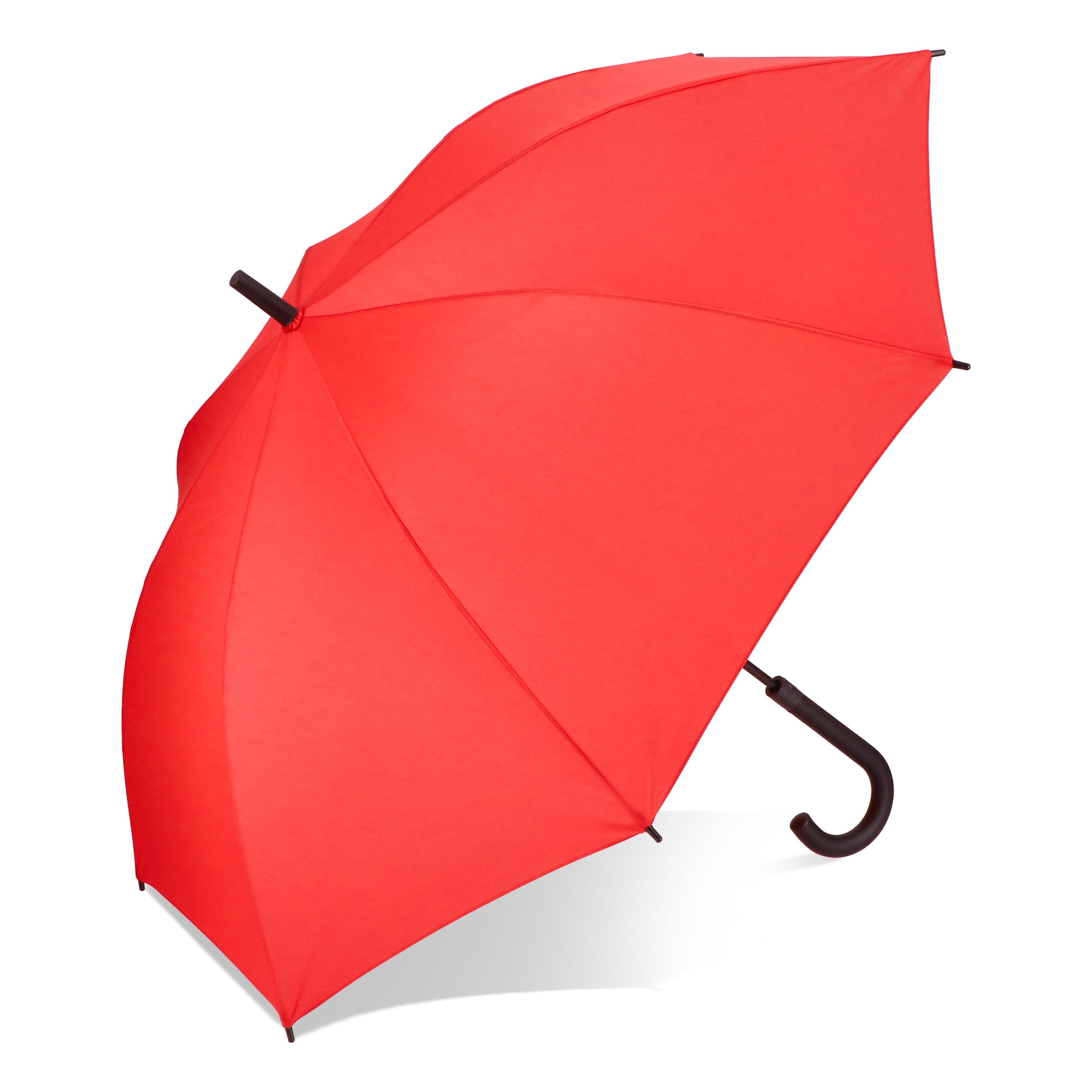 Verdure 190T Pongee 23 windproof Hakenschirm Auto open - rot-864
