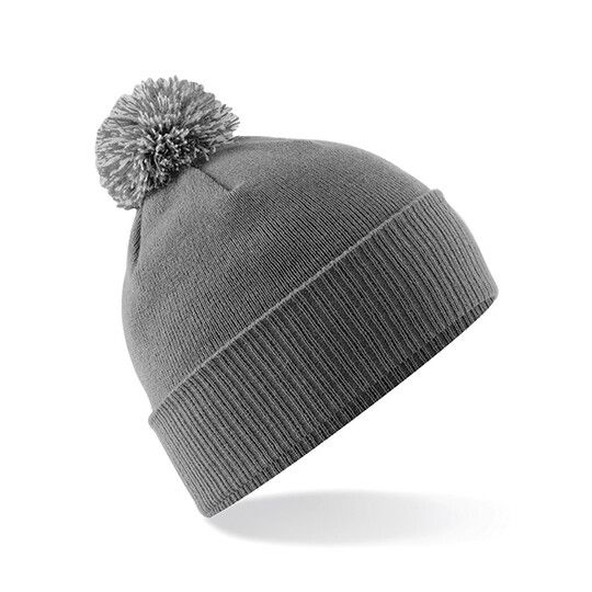 Snowstar® Beanie - graphite grey - light grey-284