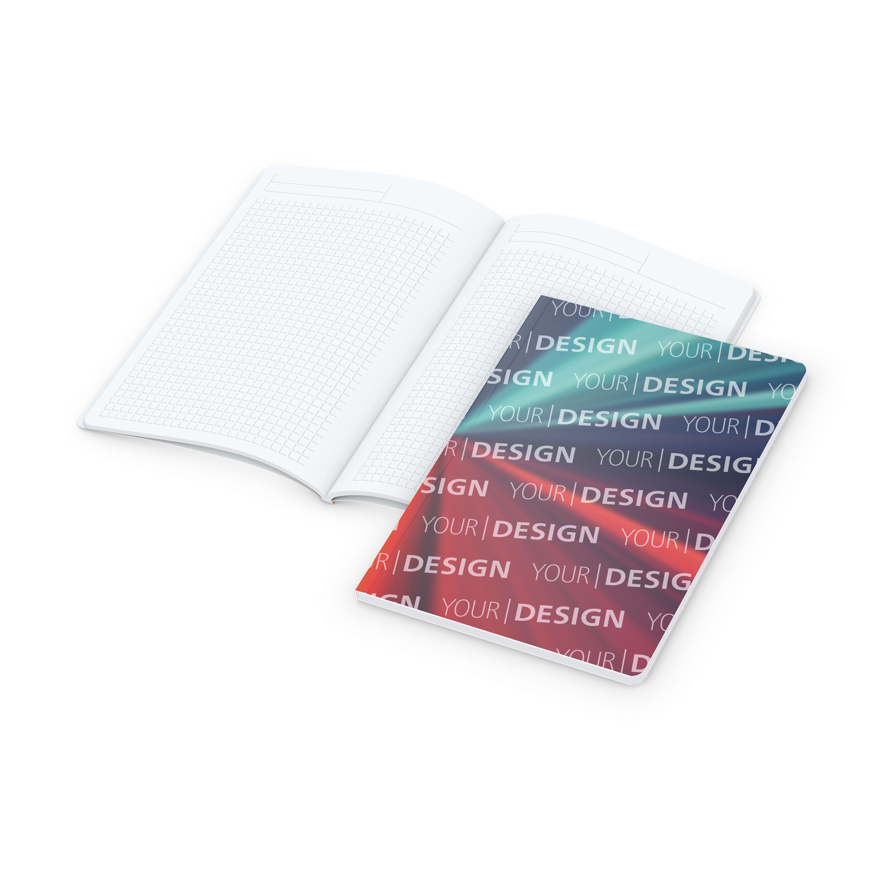 Notizbuch Copy-Book, A5, Winkelkaro, matt-338