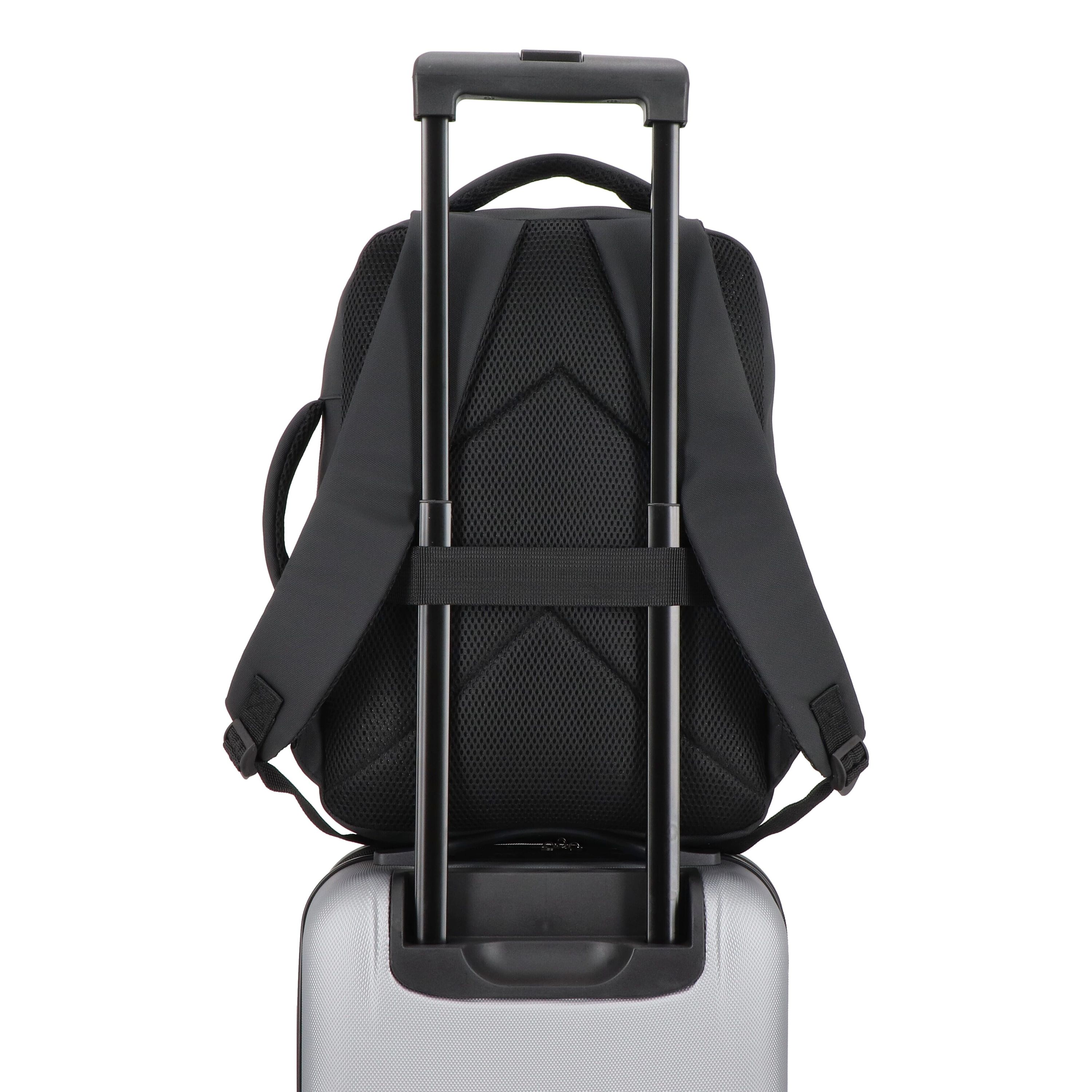 PU Osaka Laptop-Rucksack - schwarz-552