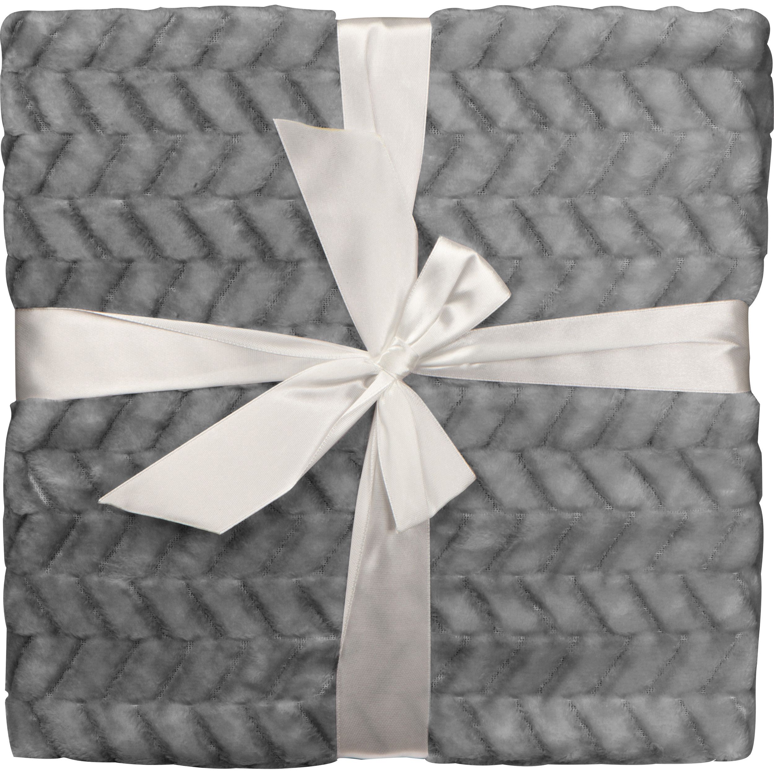 Große Kuscheldecke  - silbergrau-664
