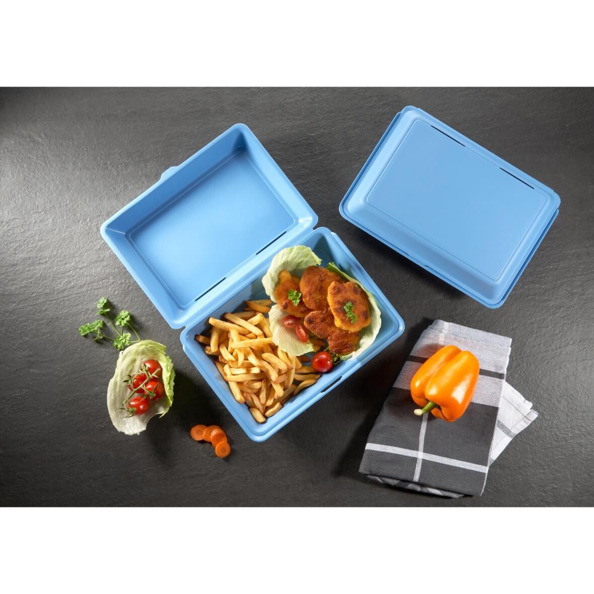 Menübox ToGo XL, ohne Trennstege - beständiges braun-127