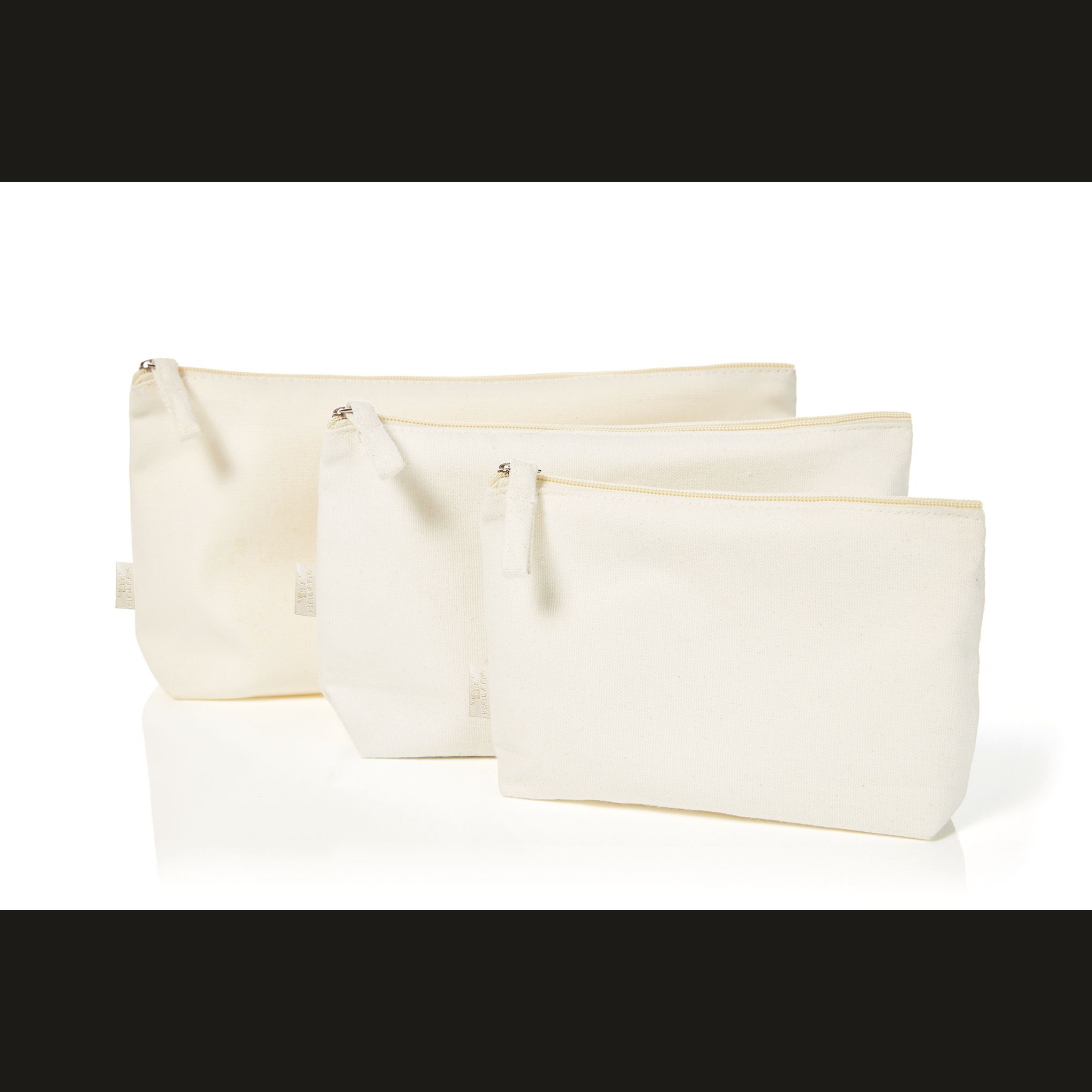 Reißverschluss-Tasche ORGANIC S - natur-386