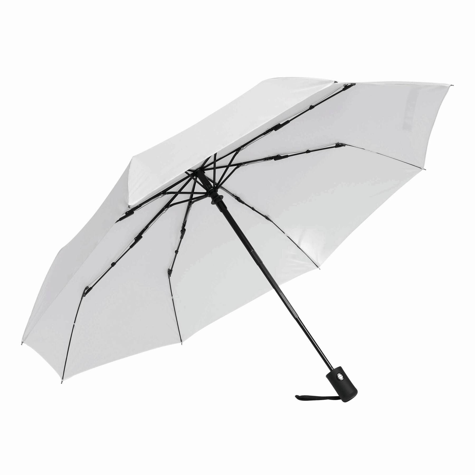 Vollautomatischer Windproof-Taschenschirm PLOPP - weiß-358