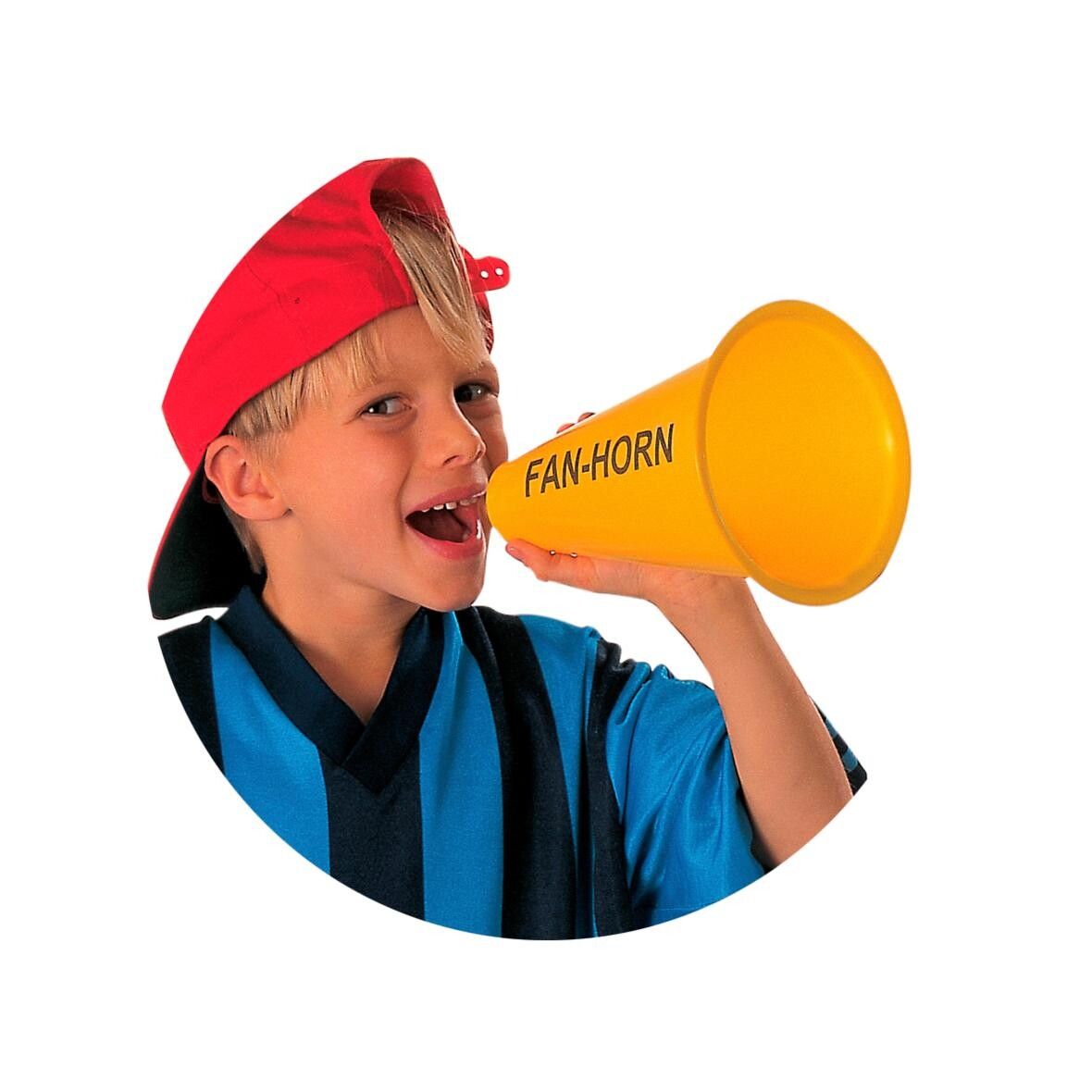 Megaphon Fan Horn - weiß-68