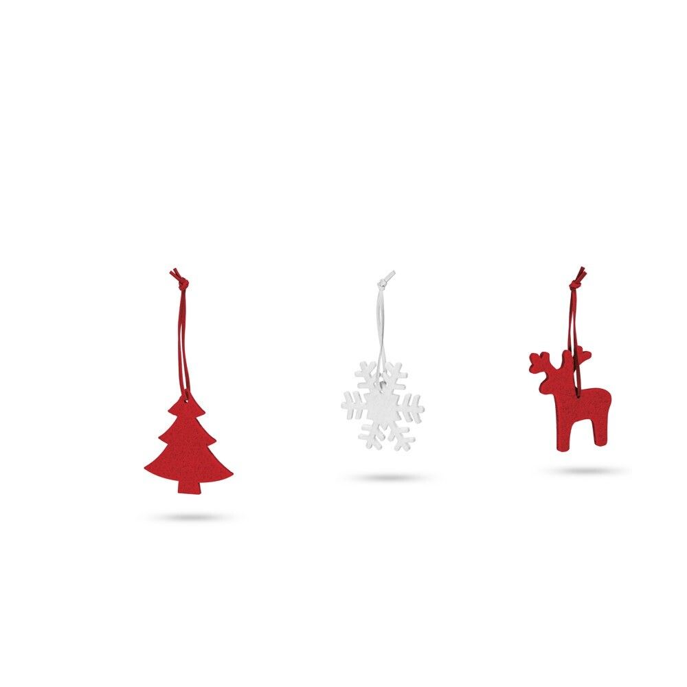 ZERMATT Weihnachtsfiguren zum Aufhängen - rot-188