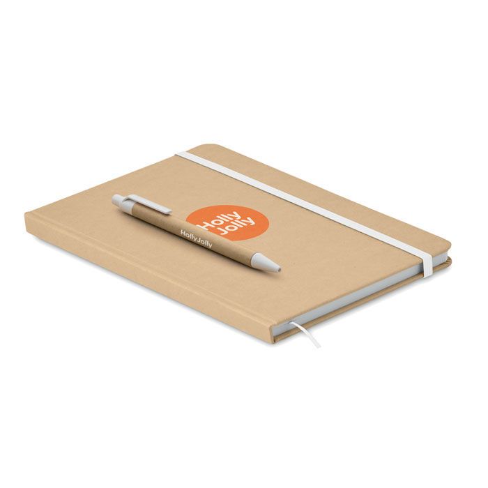 DIN A5-Notizbuch recy. CARATIL - weiß-60