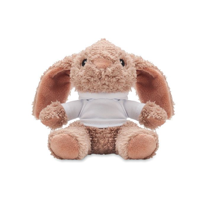Plüsch-Hase mit Hoody BUNNY - weiß-474