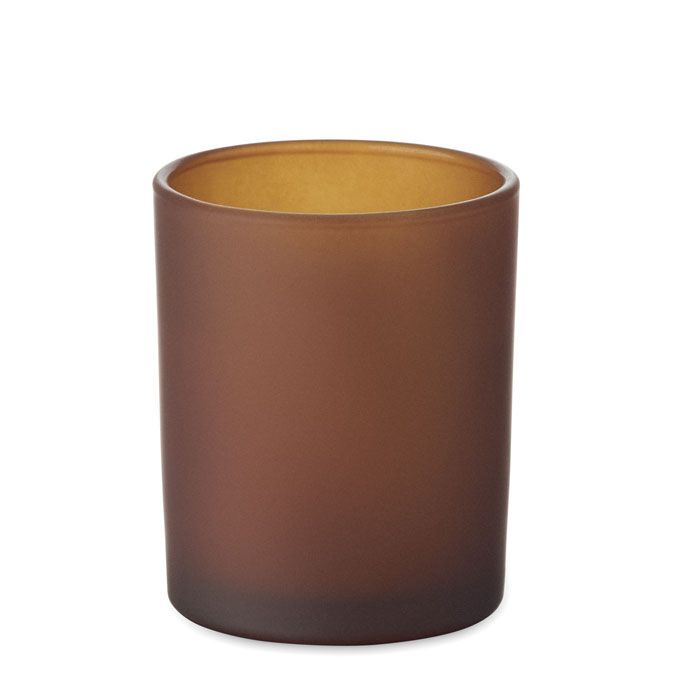 Kerze aus Pflanzenwachs 80 g KIVAS WOOD - braun-985